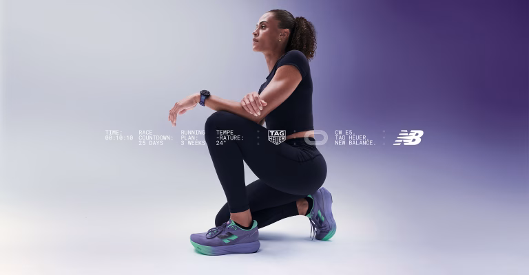 Kỳ Lân Luxury Dong ho TAG Heuer Connected Calibre E5 x New Balance4 Đồng hồ TAG Heuer Connected Calibre E5 x New Balance