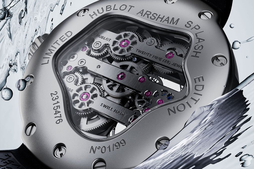 Kỳ Lân Luxury Hublot MP 17 Meca 10 Arsham Splash Titanium Sapphire1 Hublot MP-17 Meca-10 Arsham Splash Titanium Sapphire