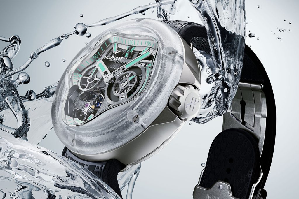 Kỳ Lân Luxury Hublot MP 17 Meca 10 Arsham Splash Titanium Sapphire3 Hublot MP-17 Meca-10 Arsham Splash Titanium Sapphire