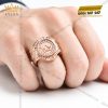 Nhẫn Kỳ Lân Crown vàng hồng Au750 đính kim cương