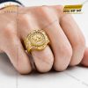 Nhẫn Kỳ Lân Crown vàng vàng Au750 đính kim cương