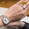 Nhẫn Rolex vàng hồng Au750 đính kim cương