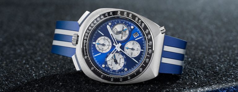 Kỳ Lân Luxury Revolution Watch Bulova x Shelby Chronograph feature web Đồng hồ bấm giờ Bulova x Shelby Racing
