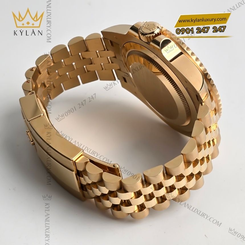 Kỳ Lân Luxury Rolex GMT Master II 126718GRNR 0002 9 Đồng hồ Rolex GMT-Master II vàng kim Tiger Iron 126718GRNR-0002