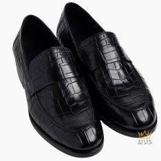 Giày da cá Alligator black Giày da cá Alligator black