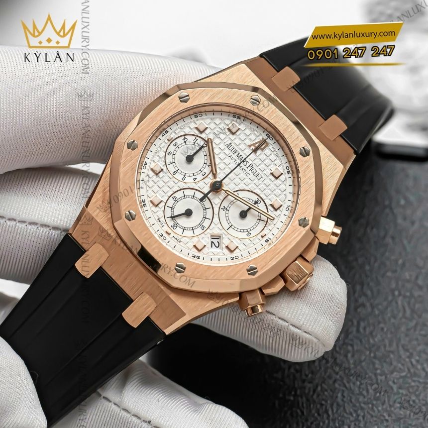 Kỳ Lân Luxury audemars piguet royal oak chronograph 26239or 4 Đồng hồ Audemars Piguet Royal Oak Chronograph vàng hồng 18K
