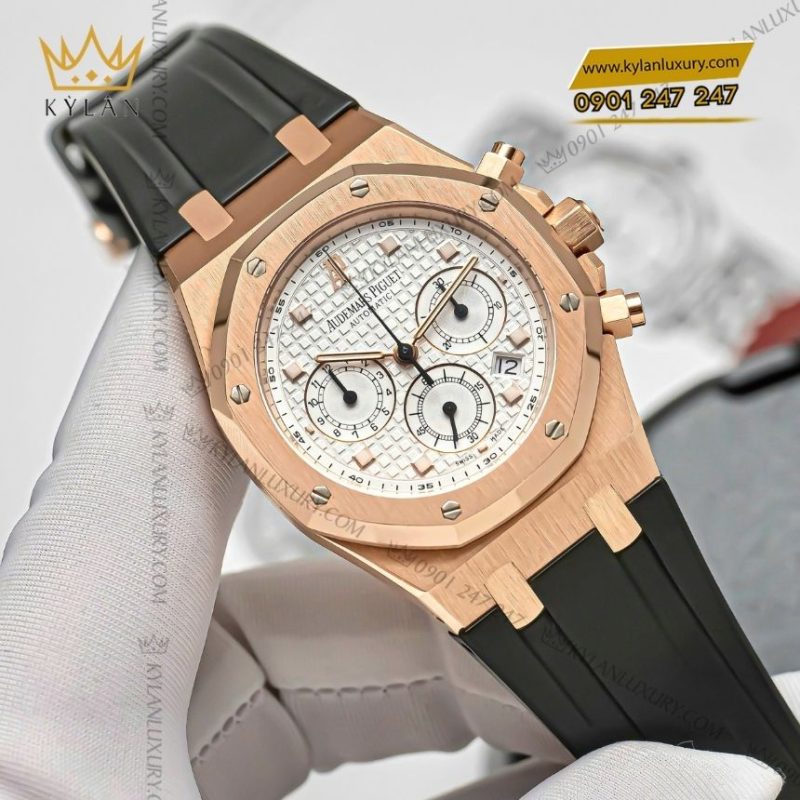 Đồng hồ Audemars Piguet Royal Oak Chronograph vàng hồng 18K