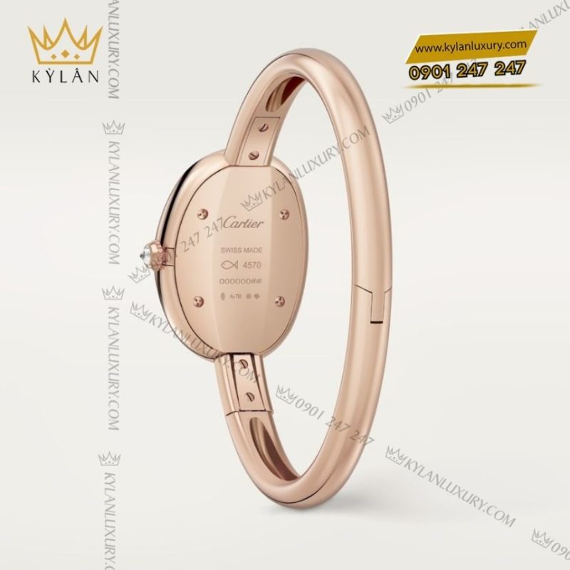 Đồng hồ Cartier Baignoire vàng hồng 18K