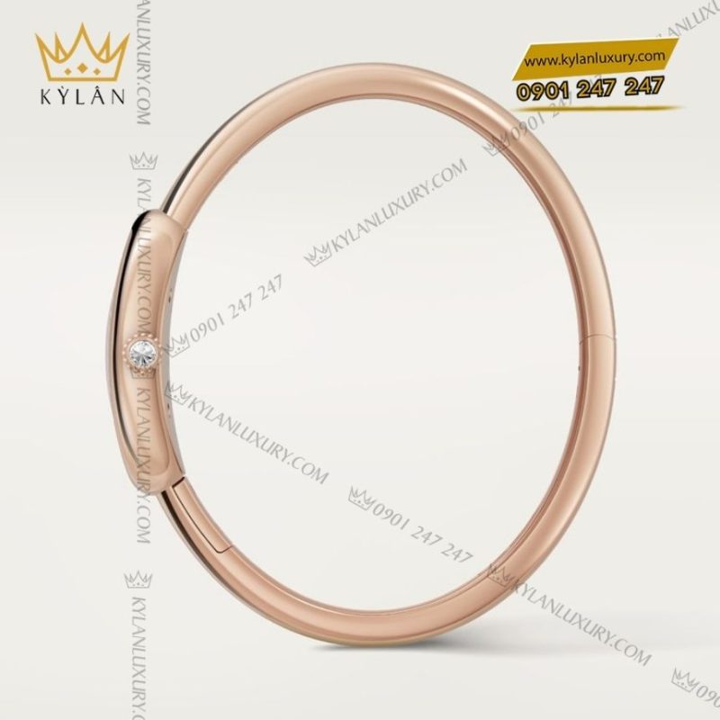 Đồng hồ Cartier Baignoire vàng hồng 18K