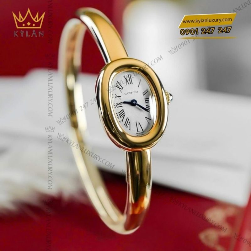 Đồng hồ Cartier Baignoire vàng vàng 18K