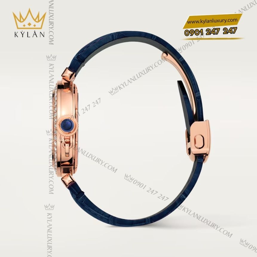 Kỳ Lân Luxury cartier pasha de cartier crwjpa0012 9 Đồng hồ Cartier Pasha de Cartier vàng hồng vành kim cương