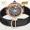 Đồng hồ Cartier Pasha Skeleton vàng hồng WHPA0018