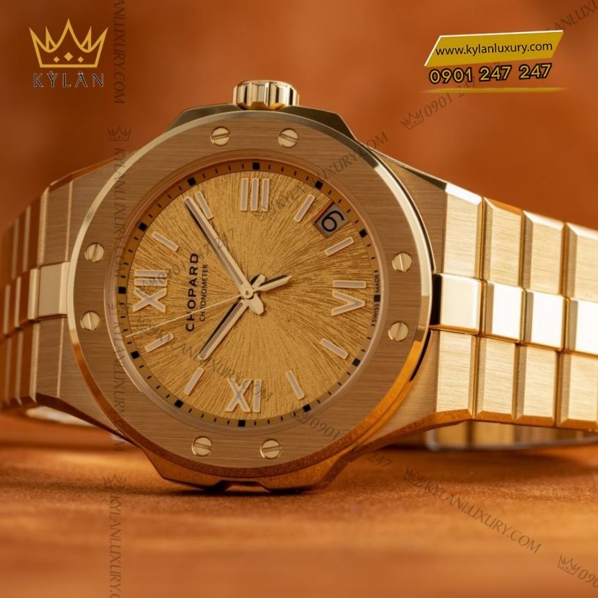 Kỳ Lân Luxury chopard alpine eagle 295363 0001 2 Đồng hồ Chopard Alpine Eagle 41 vàng 18K 295363-0001