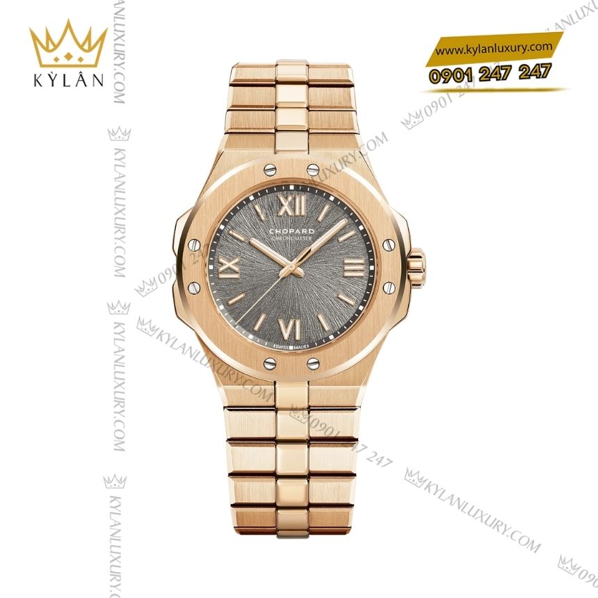 Kỳ Lân Luxury chopard alpine eagle 295370 5001 6 Đồng hồ Chopard Alpine Eagle vàng hồng 18K 295370-5001
