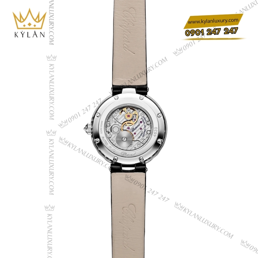 Kỳ Lân Luxury chopard lheure du diamant 13a178 1302 5 Đồng hồ Chopard L’Heure du Diamant nạm kim cương 13A178-1302