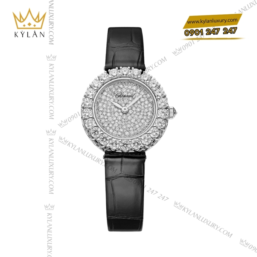 Kỳ Lân Luxury chopard lheure du diamant 13a178 1302 6 Đồng hồ Chopard L’Heure du Diamant nạm kim cương 13A178-1302