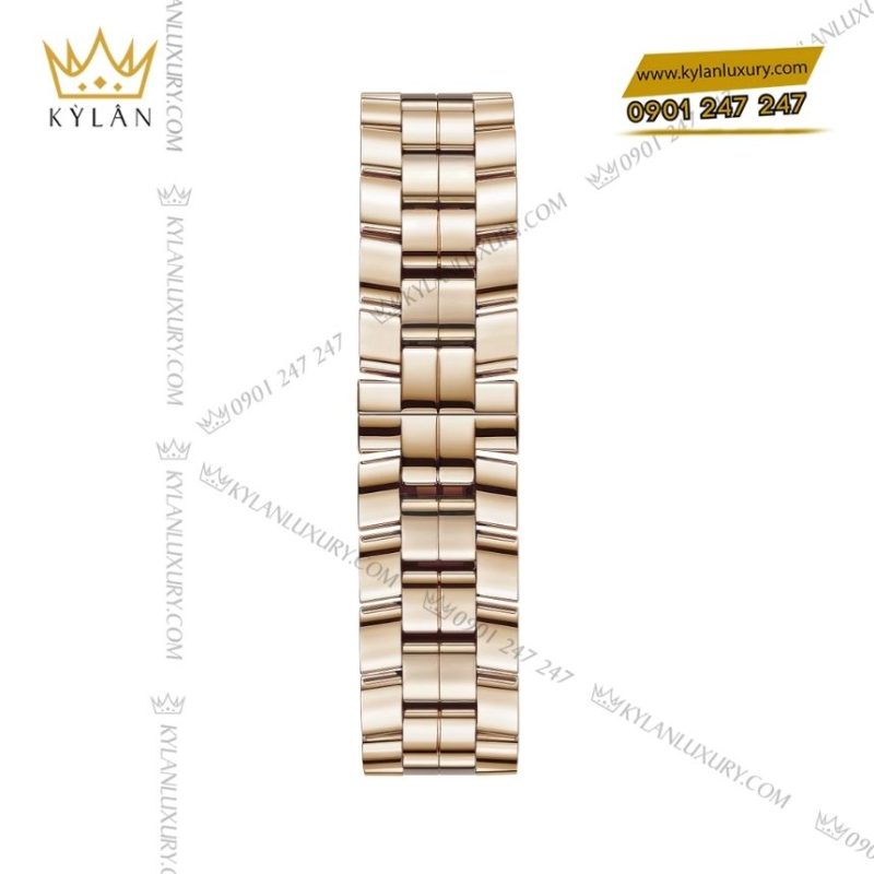 Đồng hồ Chopard Happy Sport vàng hồng vành kim cương 275378-5004