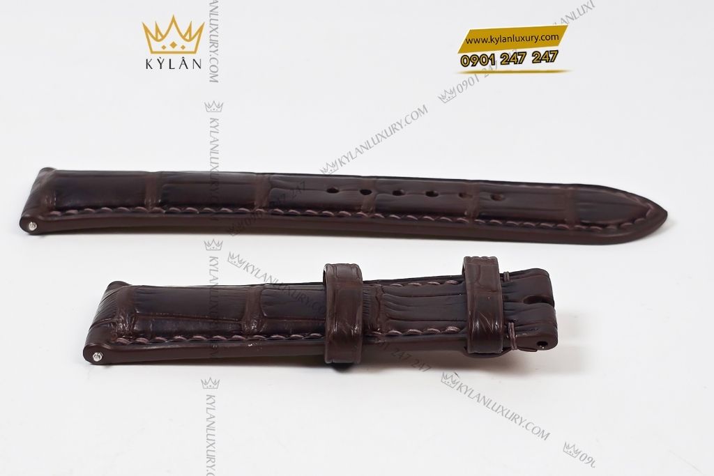 Kỳ Lân Luxury day da rolex den nau sam 3 Dây da Rolex đen – nâu sẫm