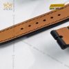 Dây đồng hồ da cá đen – nâu sẫm