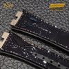 Dây đồng hồ Hublot đen bóng