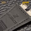 Dây đồng hồ Hublot đen bóng