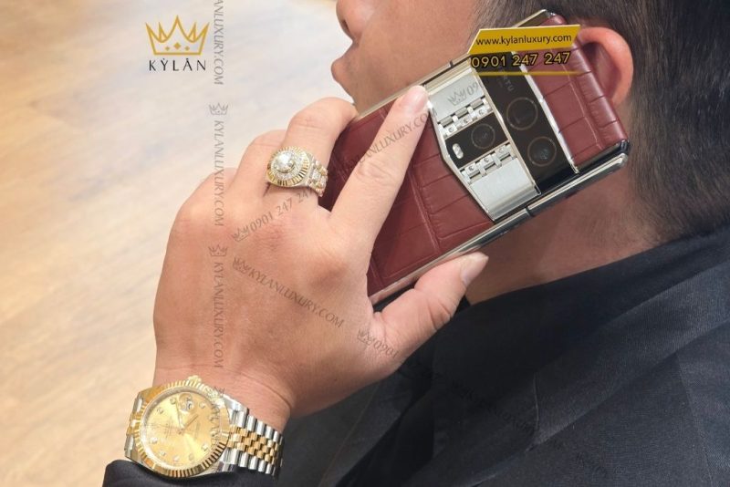 Điện thoại Vertu Agent Q Amber Brown 1TB