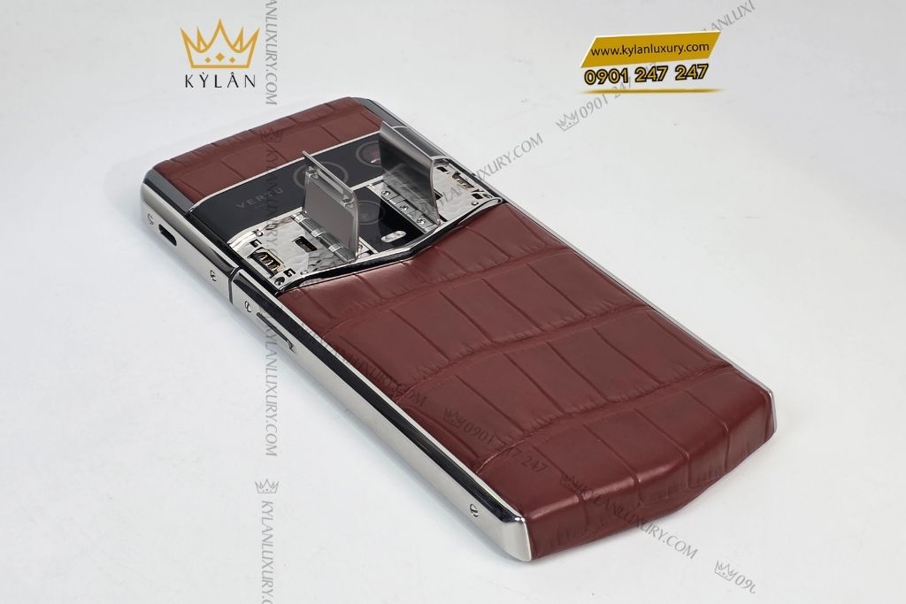 Kỳ Lân Luxury dien thoai vertu agent q amber brown 1tb 13 Điện thoại Vertu Agent Q Amber Brown 1TB