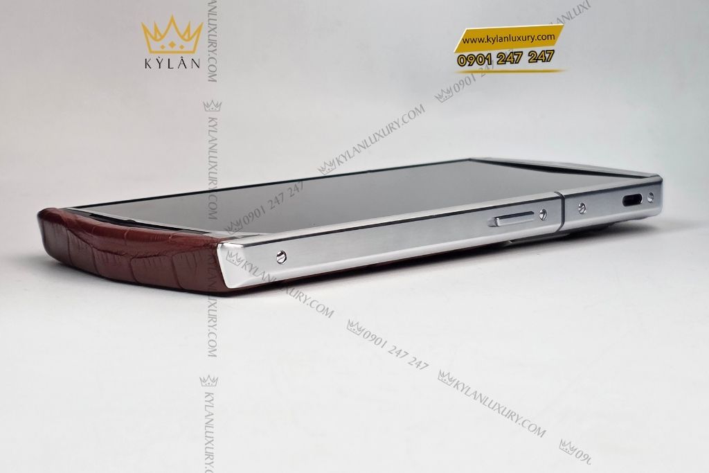 Kỳ Lân Luxury dien thoai vertu agent q amber brown 1tb 6 Điện thoại Vertu Agent Q Amber Brown 1TB