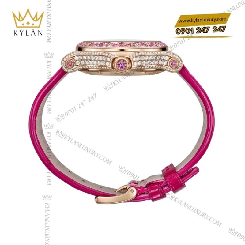Đồng hồ Chopard Happy Sport Joaillerie kim cương sapphire hồng 274891-5028