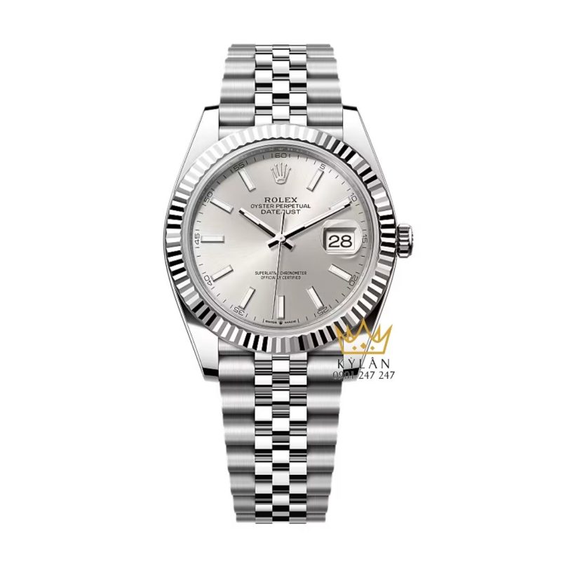 Đồng hồ Rolex Datejust 41 mặt số bạc 126334-0004