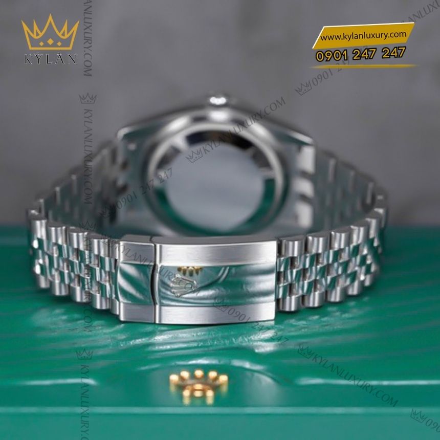 Kỳ Lân Luxury dong ho rolex datejust 41 126334 0004 10 Đồng hồ Rolex Datejust 41 mặt số bạc 126334-0004