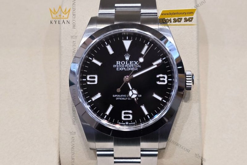 Đồng hồ Rolex Explorer 40 mặt số đen 224270-0001