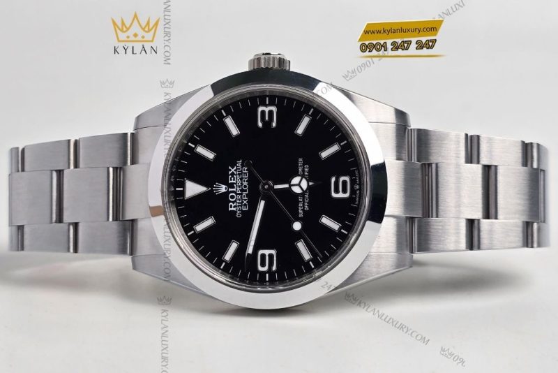 Đồng hồ Rolex Explorer 40 mặt số đen 224270-0001