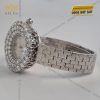 Đồng hồ vàng trắng Au750 đính kim cương 6ly3
