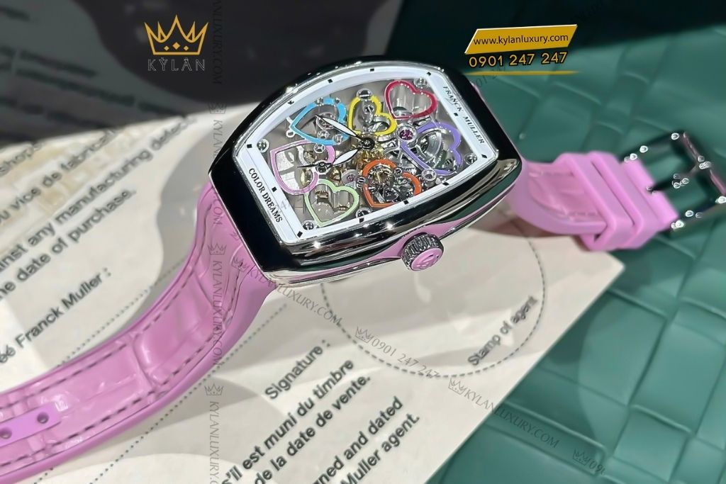 Kỳ Lân Luxury franck muller color dreams heart skeleton 5 Đồng hồ Franck Muller Color Dreams Heart Skeleton
