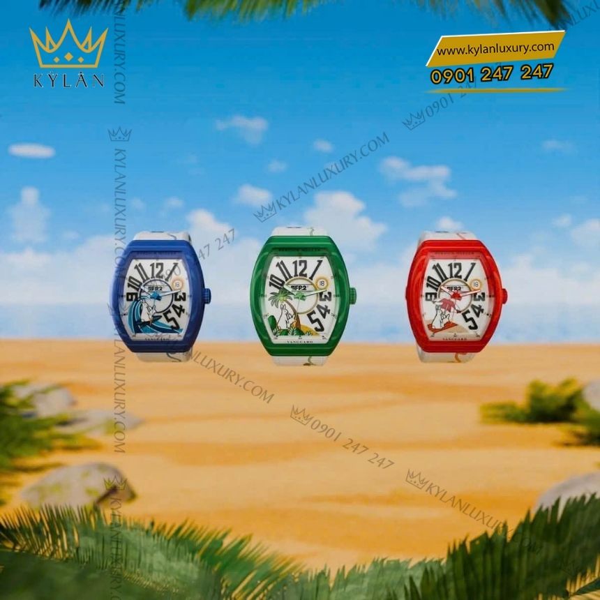Kỳ Lân Luxury franck muller vanguard beach v41 fr2 rabbit 3 Đồng hồ Franck Muller Vanguard Beach V41 FR2