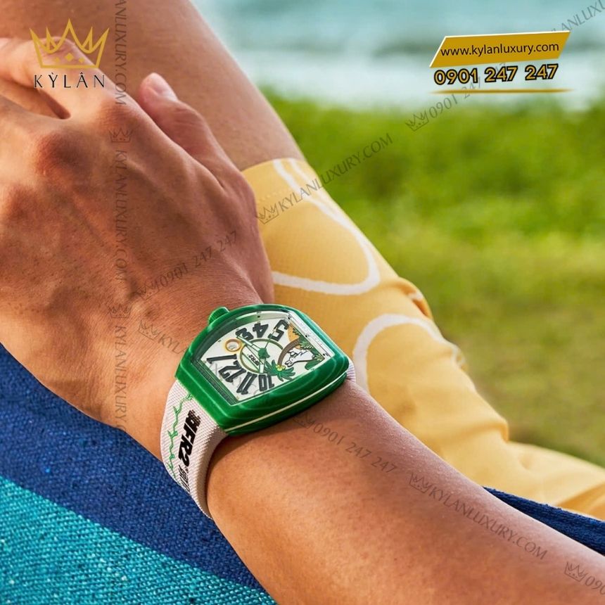 Kỳ Lân Luxury franck muller vanguard beach v41 fr2 rabbit 8 Đồng hồ Franck Muller Vanguard Beach V41 FR2