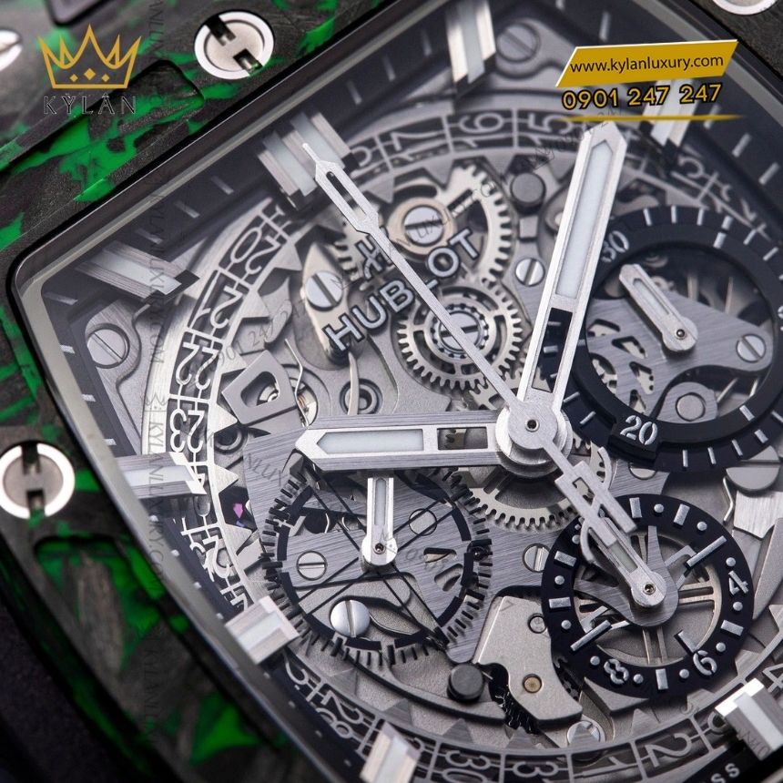 Kỳ Lân Luxury hublot spirit of big bang carbon green 42mm 2 Đồng hồ Hublot Spirit of Big Bang Carbon Green 42mm