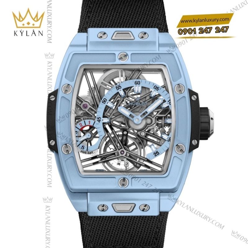 Đồng hồ Hublot Spirit of Big Bang Tourbillon Sky Blue Ceramic 42mm