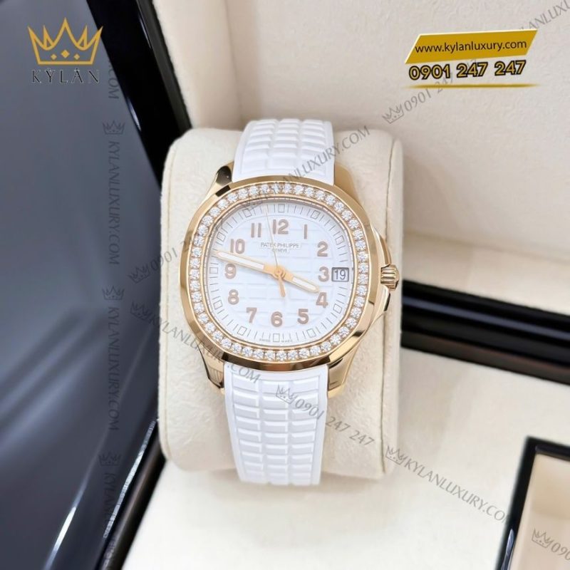 Đồng hồ Patek Philippe Aquanaut trắng ngọc trai 5268/200R-001