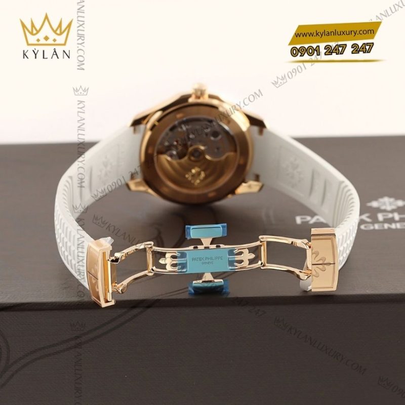 Đồng hồ Patek Philippe Aquanaut trắng ngọc trai 5268/200R-001