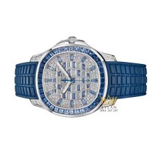 Đồng hồ Patek Philippe Aquanaut Luce kim cương đá xanh 5268/461G-001