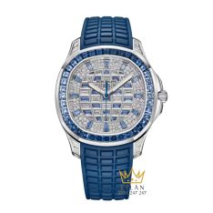 Đồng hồ Patek Philippe Aquanaut Luce kim cương đá xanh 5268/461G-001