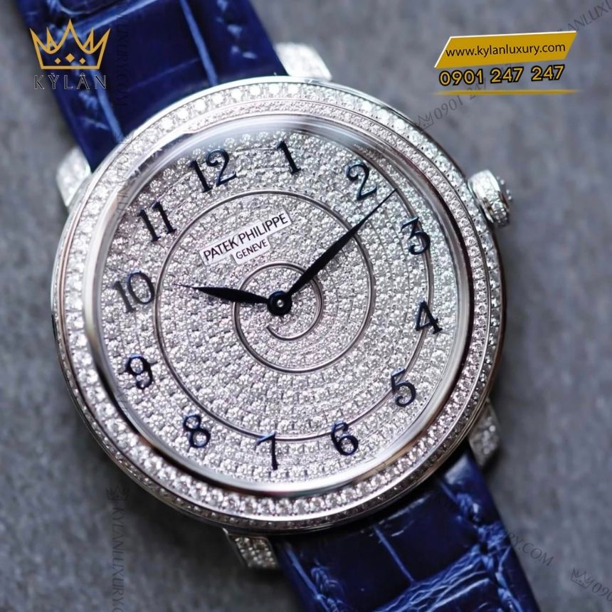 Kỳ Lân Luxury patek philippe calatrava 4978 400g 001 3 Đồng hồ Patek Philippe Calatrava kim cương 4978/400G-001