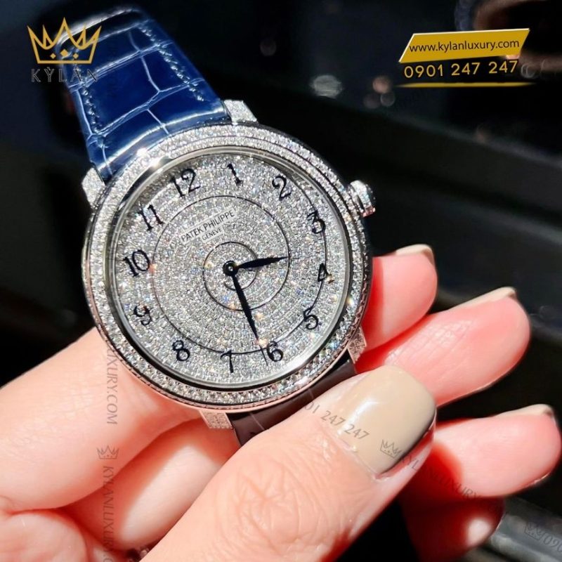 Đồng hồ Patek Philippe Calatrava kim cương 4978/400G-001