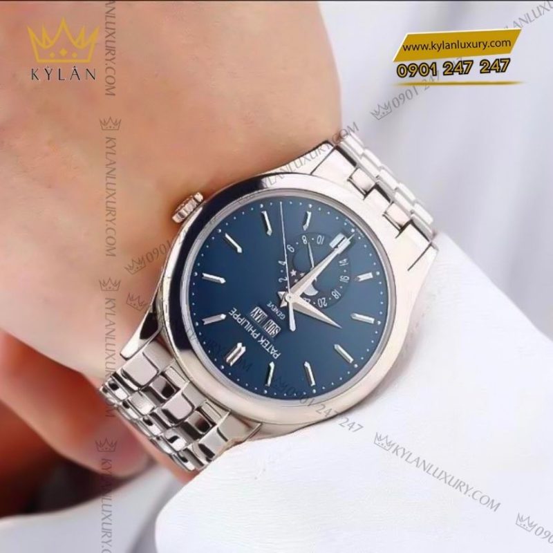 Đồng hồ Patek Philippe Complications mặt xanh navy 5396/1G-001