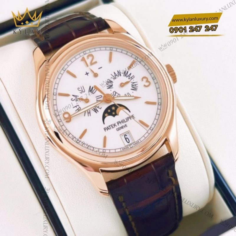 Đồng hồ Patek Philippe Complications vàng hồng moonpharse 5146R-001