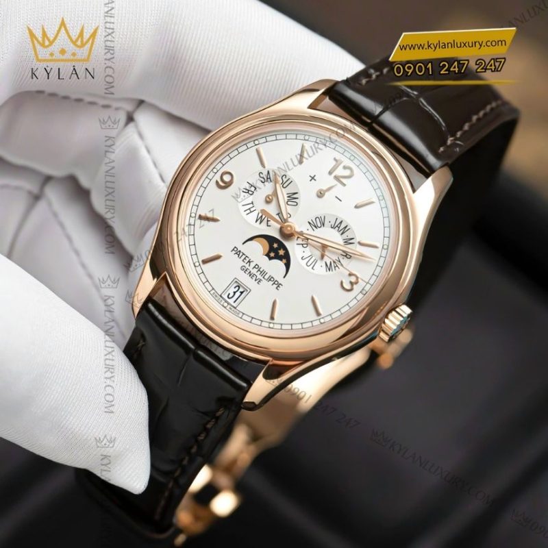 Đồng hồ Patek Philippe Complications vàng hồng 18K 5146R-001
