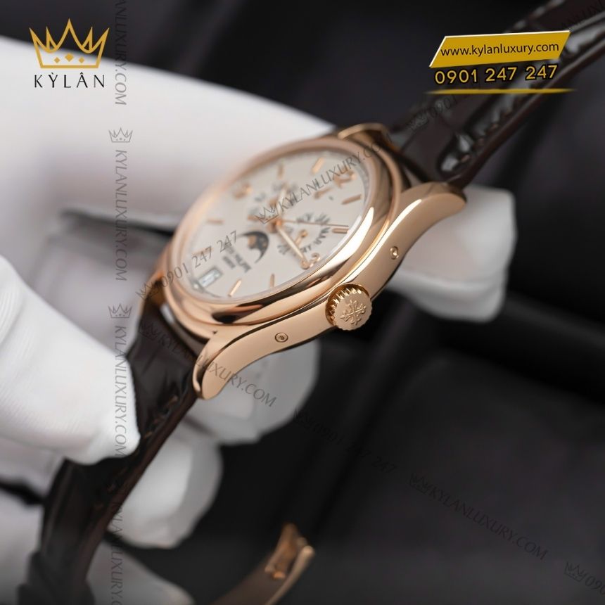 Kỳ Lân Luxury patek philippe complications 5146r 001 4 Đồng hồ Patek Philippe Complications vàng hồng 18K 5146R-001