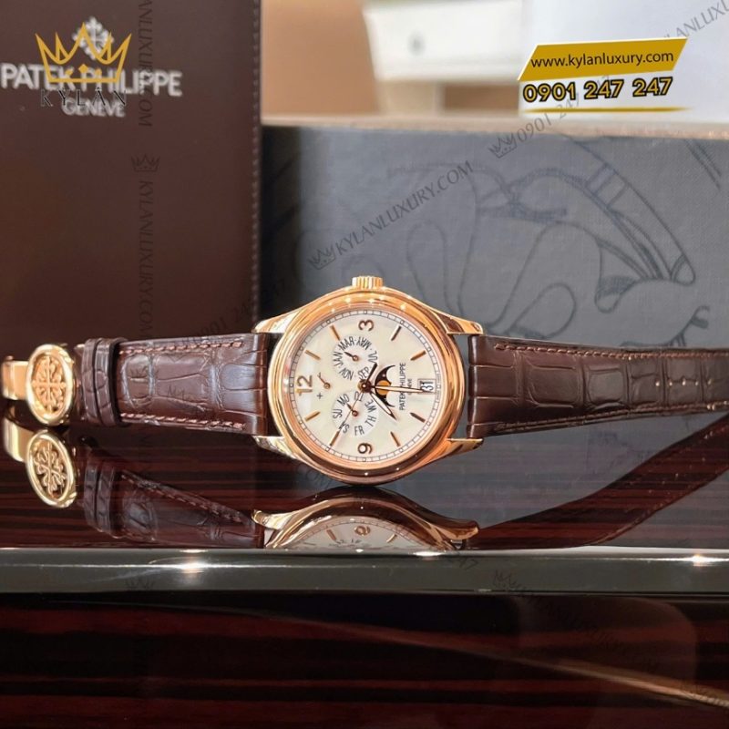 Đồng hồ Patek Philippe Complications vàng hồng moonpharse 5146R-001